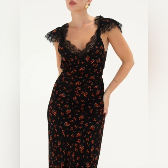 Rumored Frontier Maxi Dress In Spanish Poppy - Picture 4 of 6